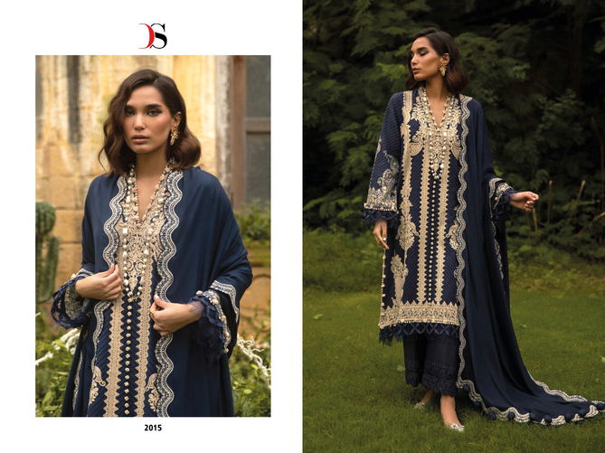 Deepsy Sana Sufinaz Muzlin 23 Ethnic Wear Embroidered Wholesale Pakistani Suit